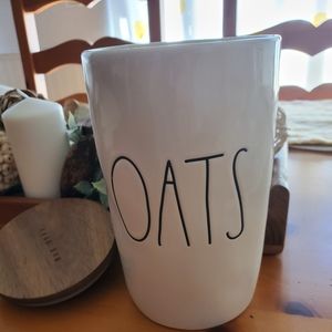 Rae Dunn Oats Canister
